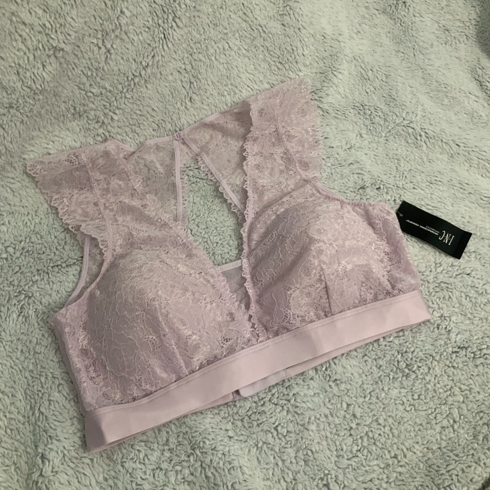 NWT INC International Concepts intimates bralette - “lavender fog”